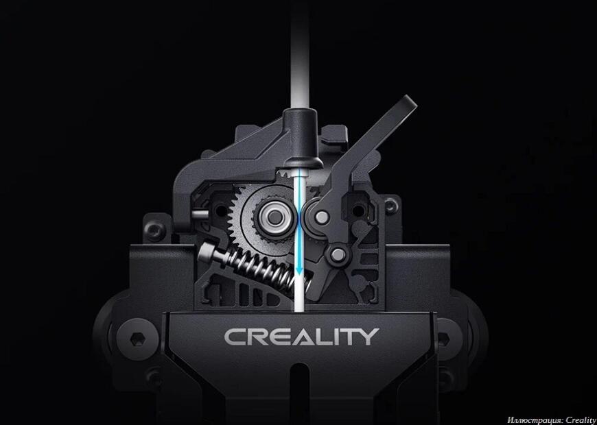 Ender 5 S1 оснащен цельнометаллической кубической рамой классической декартовой структуры